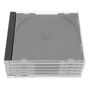 CD 디스크 보호 케이스 투명 케이스, 휴대용 보석 디스플레이 보관 정리함, 보호 DVD 용기, 6 개