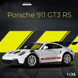 1:36 포르쉐 911 GT3 RS 합금 미니 자동차 모델, 레이싱 다이캐스트 금속 장난감, 스포츠 시뮬레이션 컬렉션, 풀백 어린이 선물