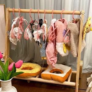 애완 동물 바닥 옷걸이 개 옷장 단단한 나무 강아지 고양이 옷장 코트 랙 개 옷걸이 작은 옷 보관함
