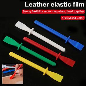 DIY 수제 가죽 공예 접착 도구, 접착 조각 스티칭 도구, 접착제 적용 도구, 접착 스크레이퍼, Aliex, 5 개