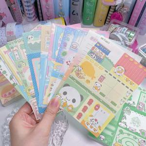 120 매 카와이 메모 용지 12 스타일 메모 패드 컬렉션 아트 용 스크랩북 종이 재료 Diy Crafts Album Journal Planner