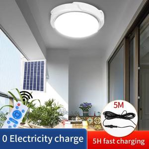 태양 Led 천장 조명 홈 실내 천장 태양 광 램프 IP65 방수 야외 LED 상단 태양 에너지 인테리어 조명 램프