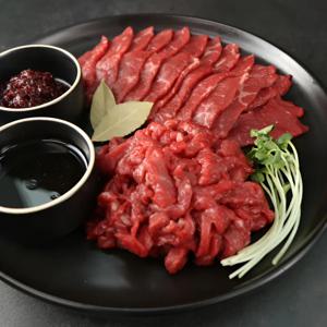 [부처하우스]  한우 1등급  육회&사시미 세트 400g / 대구에서 소문이 자자한 맛집 사시미. 덤으로 육회까지 가져가세요!