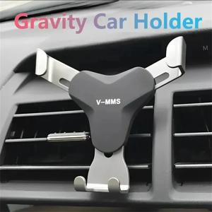 중력 자동차 공기 환기 클립 마운트 브래킷 아이폰 15에 대 한 범용 자동차 전화 홀더 삼성 Xiaomi 스마트 폰 GPS 네비게이션 홀더