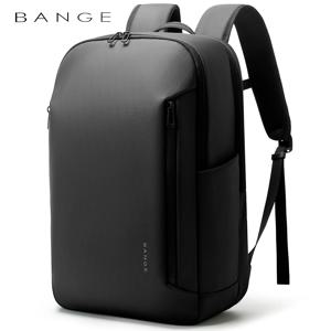 BANGE 새로운 캐주얼 멀티 포켓 대용량 일일 15.6 인치 노트북 라이트 출장을위한 방수 YKK가있는 넉넉한 남성용 배낭
