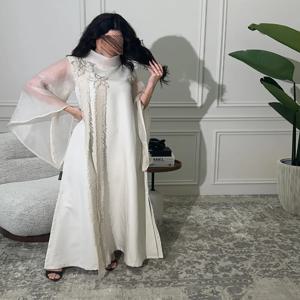 맞춤형 Pastrol Jersey Pleat 패턴 A 라인 하이 칼라 미디 드레스 맞춤형 행사 중국 스타일 스파클