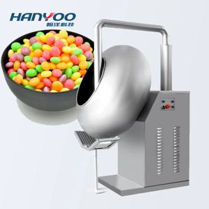 HANYOO 설탕/초콜릿 씨앗 코팅 기계 코팅을 위한 쉬운 가동 건조한 과일 코팅 기계