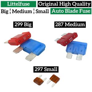 Littelfuse 32V 대형/중형/소형 블레이드 퓨즈 1A 2A 3A 4A 5A 7.5A 10A 15A 20A 25A 30A 35A 40A 50A 60A 70A 80A 터크 버스 배터리 용