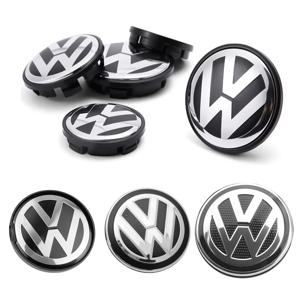 4pcs 55mm 56mm 65mm 70mm 자동차 휠 센터 캡 Hubcap 커버 VW 폭스 바겐 제타 MK5 골프 Passat 스타일링 3B 7601171   1J 0601171