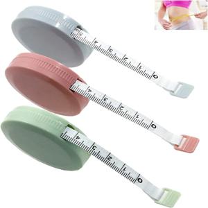 60인치 다기능 소프트 테이프 측정 체중 감량 의료 신체 측정을 위한 이중 스케일이 있는 개폐식 소프트 롤 눈금자
