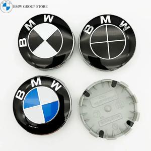 BMW 그룹 4Pcs 56MM 68MM 자동차 휠 센터 허브 커버 캡 BMW M M5 E39 E46 E60 E90 F01 F10 F30 G01 G20 G21 G30 G11 F15 X5 X3