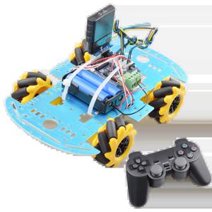가장 저렴한 PS2 무선 RC 스마트 메카넘 휠 옴니 로봇 자동차 섀시 키트, Arduino Raspberry Pi DIY 장난감 부품 용 4pcs TT 모터 포함
