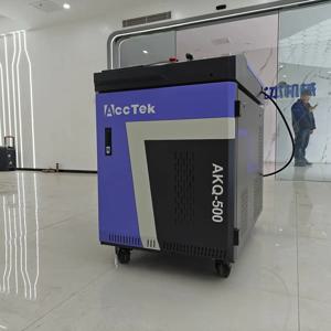 500W 1000W 1500W 2000W 수냉식 펄스 레이저 클리너, 자동차 알루미늄 세척기, 페인트 및 녹 제거