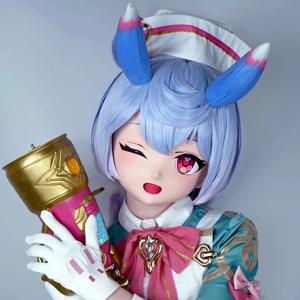 캐릭터 Crossdressing 여성/소녀 수지 전체 머리 잠금 Kig 마스크 애니메이션 코스프레 일본 Animego Kigurumi 마스크 사용자 정의