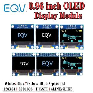 0.96 인치 OLED IIC 직렬 흰색 디스플레이 모듈 128X64 I2C SSD1306 12864 LCD 스크린 보드 GND VCC SCL SDA 0.96