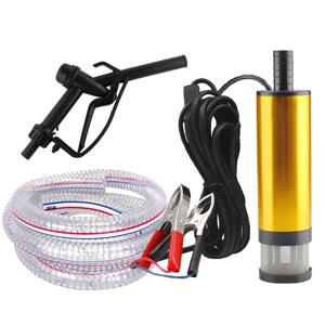 38/51MM 전기 자동차 오일 펌프 12V 디젤 오일 물 연료 전송 펌프 12L/min 잠수정 알루미늄 합금 쉘 펌핑