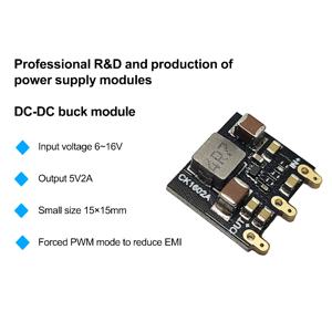 90% 미니 DC-DC 스텝 다운 벅 파워 컨버터, 가변 변압기 충전 전압 조정기 모듈, 16V, 12V, 9V, 6V-5V 2A