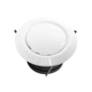 1pcs 75/100mm 에어 벤트 추출 밸브 그릴 라운드 디퓨저 덕트 환기 커버 조정 가능한 ABS 공기량 도구