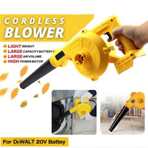 2 in 1 무선 공기 송풍기 및 진공 청소기 전기 먼지 컴퓨터 수집기 ​​Dewalt 18V 20V 배터리 용 리프 먼지 떨이 전동 공구