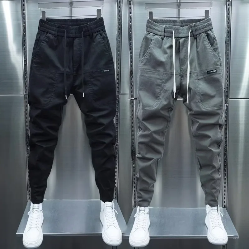 2023 봄 가을 남성 바지 Janpan 패션 streetwear 조깅 바지 남성 캐주얼 남성 의류 탄성 허리 스웨트 팬츠 남성