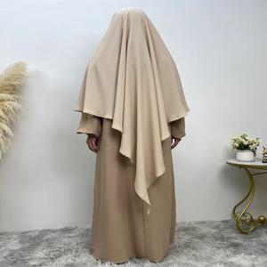 중동 이슬람 여성 두바이 여성 터키 히잡 솔리드 이슬람 여성 Khimar 포장 말레이시아 목도리 스카프 모로코 히잡