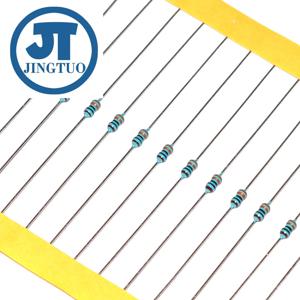 100pcs 1/8Watt 금속 필름 저항기 1/6W 2R 3.3 4.7E 5.1R 9.1R 100 150 180 240K 270 360K 510 560 620 750 820 910K 1R-1M 옴