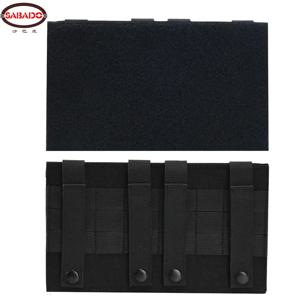 전술 Molle 패치 패널 장착 플래 카드 배지 패드 사기 패치 후크 및 루프 디스플레이 보드 사냥을위한 MOLLE 시스템