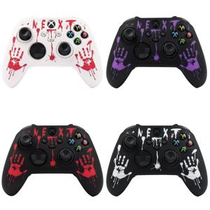 Xbox 시리즈 X S 컨트롤 스킨 케이스 비디오 게임 패드 액세서리용 소프트 실리콘 게임 컨트롤러 커버