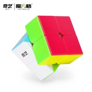 최신 QiYi QiDi S 2x2x2 매직 스피드 큐브 두뇌 티저 장난감 퍼즐 Cubo Magico 2x2 도매 장난감 어린이 안티 스트레스 네오 큐브