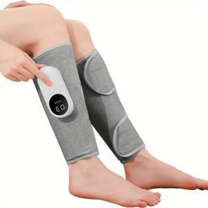 3 가지 모드 다리 마사지기 무선 송아지 공기 압축 마사지기 (열 포함) 크리스마스 USB 충전을위한 완벽한 선물