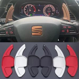 시트 Leon ST 5F FR Cupra Ateca Ibiza 6P Arona Tarraco Alhambra 자동차 스티어링 휠 확장 시프터 DSG 스티커 용 시프트 패들