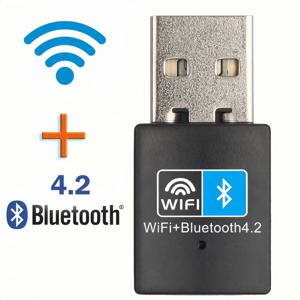 150Mbps USB WiFi 블루투스 어댑터 2in1 동글 2.4G WiFi 네트워크 카드 무선 Wlan 수신기 드라이버 무료 PC 노트북 WIN 8/10