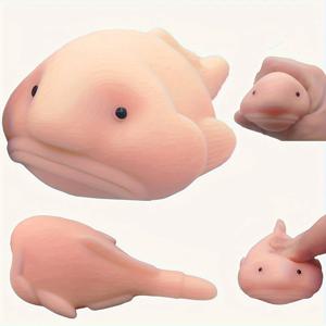 1Pc Blobfish 짜기 장난감 어린이를위한 감각적 인 동물 소프트 팝 Fidget 장난감 성인 스트레스 릴리프 게임 파티 할로윈 크리스마스 선물