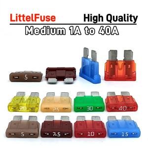 Littelfuse 287 중간 블레이드 퓨즈, 32V 오토바이 트럭 ATC 퓨즈, 1A, 2A, 3A, 4A, 5A, 7.5A, 10A, 15A, 20A, 25A, 30A, 35A, 40A, 신제품, 5 개