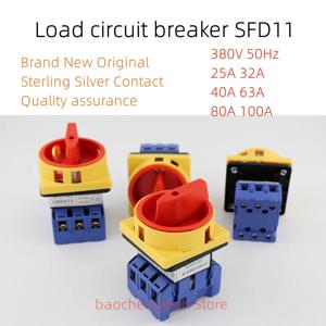 부하 회로 차단기 SFD11-32A 로드 노브 범용 컨버터, 전원 스위치 온/오프, 25A, 40A, 63A, 80A, 100A, 380V50Hz, 3P