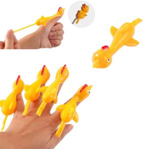 10-30Pcs 재미있는 부드러운 플라스틱 손가락 투석기 치킨 게임 생일 파티 선물 Piñata 필러 다시 학교 선물 상금 팩 장난감
