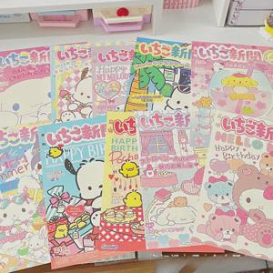 10 시트 만화 Sanrio 월간 포스터 십대 심장 귀여운 방 장식 벽 포스터 학생 기숙사 침실 DIY 장난감