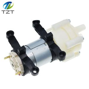 DC6-12V R385 수족관 물고기 탱크 라운드 물 공기 DC 다이어프램 펌프 수족관 공기 펌프 액세서리