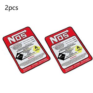 2pcs NOS 스티커 자동차 엠 블 럼 NOS 병 비닐 데 칼 배지 액세서리 Motobike 자동차 자전거 트럭
