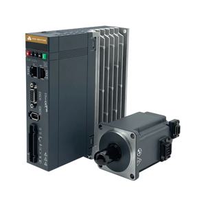 EtherCAT 17비트 단상 서보 드라이브 모터 키트 220VAC 3000RPM 1.27N.m 400W Ac 서보 모터 및 드라이브
