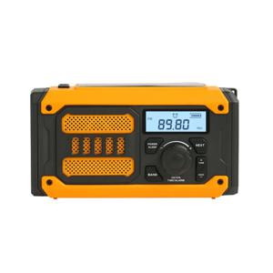 2000mAh 태양 비상 라디오 AM FM NOAA 보조베터리 휴대용 날씨 라디오 멀티 밴드 핸드 크랭크 SOS 외부 라디오 야외