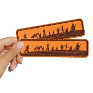 Migate Journey 자수 패치 후크 및 루프 라마단 배지 DIY 선물, 옷 모자 가방 재킷, 트럭 운전사 모자 장식, 1PC