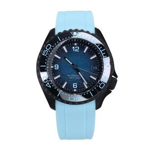 Wildfire 42mm 사파이어 크리스탈 NH35 무브먼트 SKX007 스타일 스포츠 다이빙 시계가 장착된 고품질 방수 기계식 시계