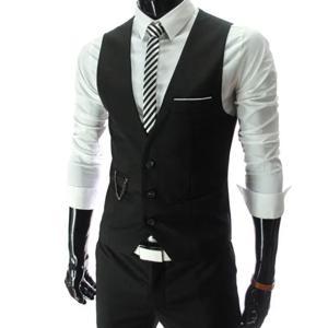 M-7XL 2025 남성용 새 드레스 조끼 슬림 피트 남성 정장 조끼 남성 양복 조끼 Gilet Homme 캐주얼 민소매 공식 비즈니스 자켓