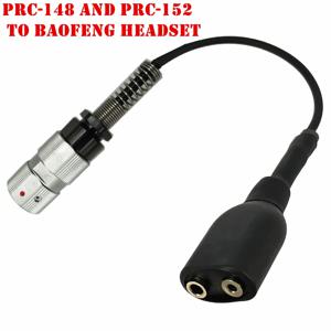IDF710 PRC-152 prc-624 6핀-K 유형 헤드셋 baofeng 헤드셋 전술 헤드셋 어댑터 어댑터 워키토키 6P핀-2핀