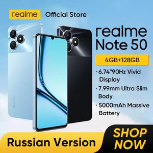 realme Note 50 6.74''90Hz 디스플레이 5000mAh 배터리 13MP 카메라 강력한 옥타 코어 프로세서 3카드 슬롯 최대 2TB 외장 메모리