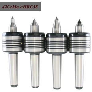 MT2 MT3 MT4 모스 CNC 선반 로터리 센터 모스 터닝 센터용 표준 더블 콘 헤드 라이브 센터
