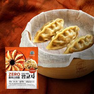 비건 저당 만두 식물성 왕교자 오리지널 찐새우맛 420g