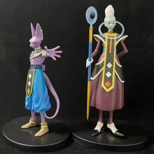 애니메이션 드래곤 볼 Z Beerus 그림 파괴의 신 Dxf Whis Beerus 20cm 피규어 입상 Pvc 동상 모델 컬렉션 장난감 Gif