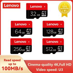 레노버 메모리 카드 512GB 256GB 128GB 64GB 32GB U3 V30 4K 풀 HD 마이크로 TF 미니 SD 카드 TF 메모리 플래시 카드 (전화/컴퓨터 용)